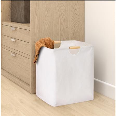 BASKET WITH HANDLE SIMPLE L CREAM PLIM HPR-2023-011