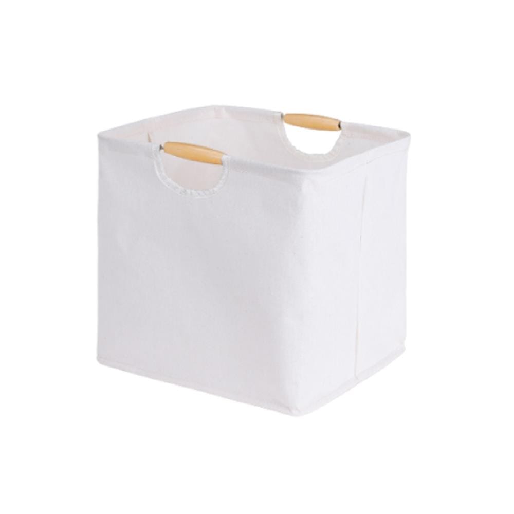 BASKET WITH HANDLE SIMPLE M CREAM PLIM HPR-2023-012