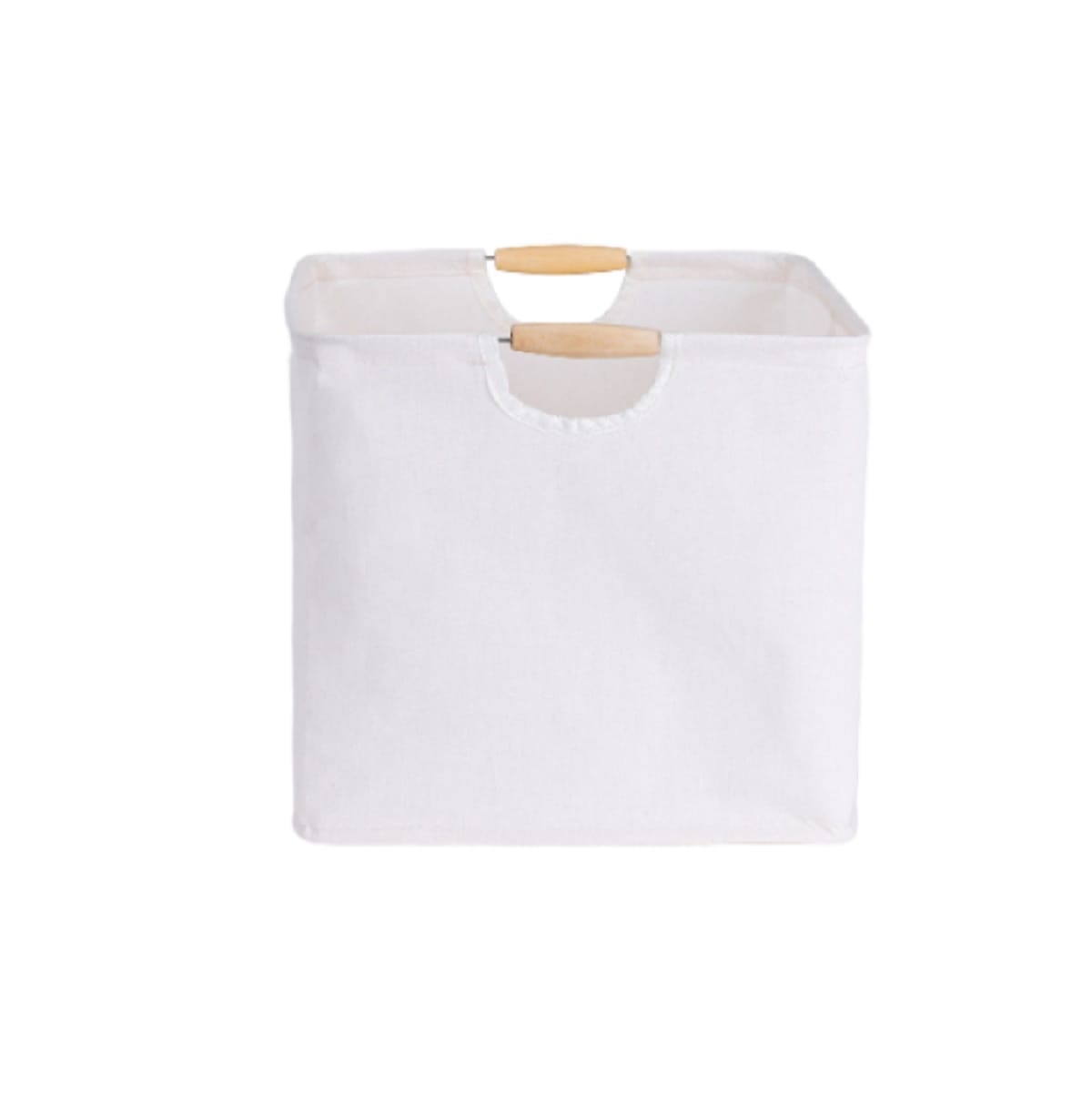 BASKET WITH HANDLE SIMPLE M CREAM PLIM HPR-2023-012