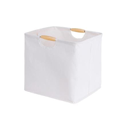 BASKET WITH HANDLE SIMPLE M CREAM PLIM HPR-2023-012