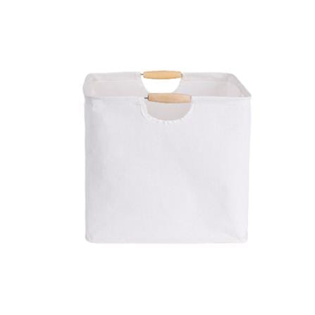 BASKET WITH HANDLE SIMPLE M CREAM PLIM HPR-2023-012