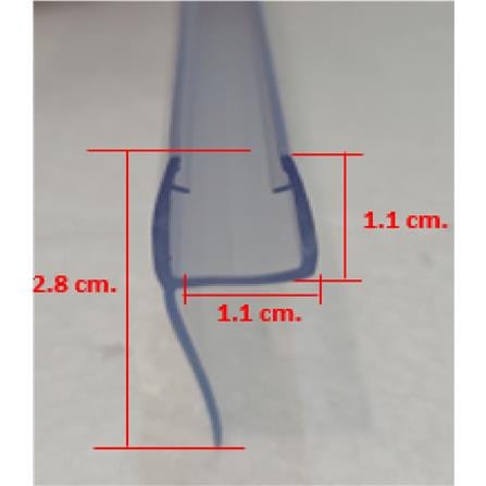 MOYA SHOWER ENCLOSURE SEAL S0408-8MM