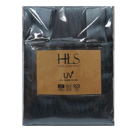 HLS CURTAIN TAB TOP LIANA UV 130X280CM GRAY