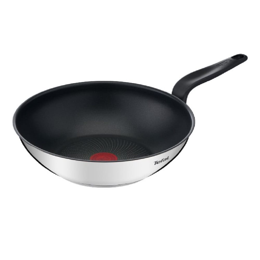 TEFAL PRIMARY STAINLESS STEEL  NON-STICK WOKPAN 28CM E30919