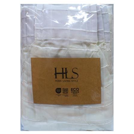 HLS SHEER CURTAIN FRENCH PLEAT SCOTT 140X180CM WHITE
