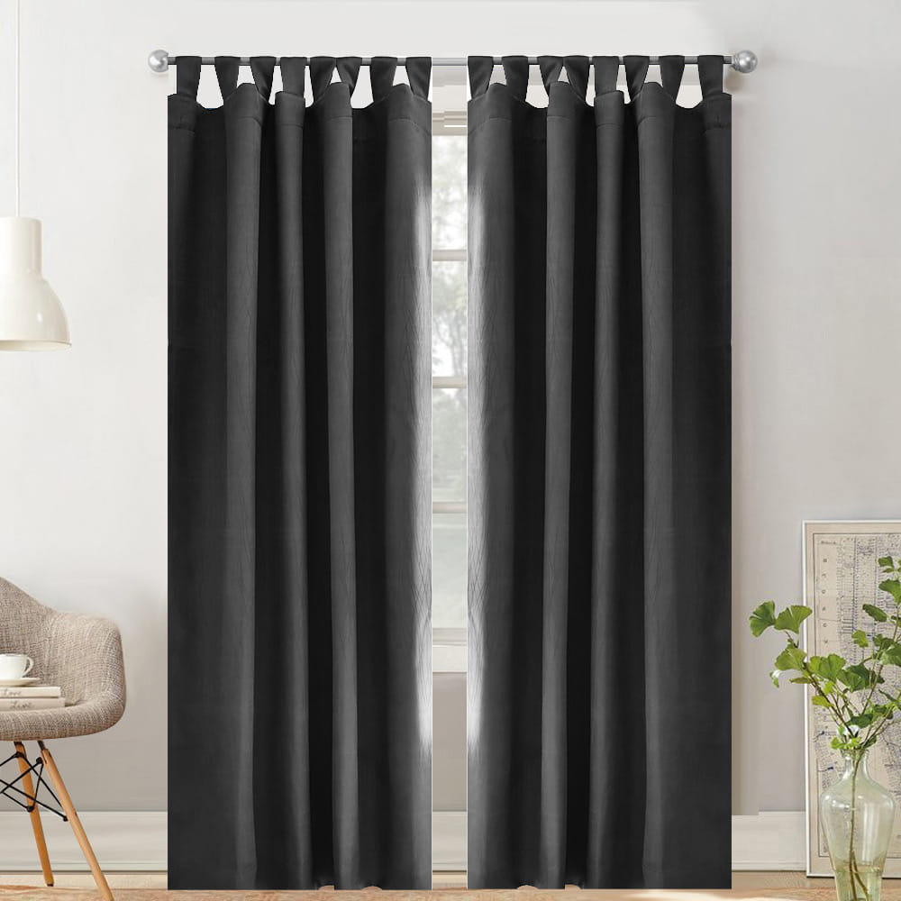 HLS CURTAIN TAB TOP LIANA UV 130X180CM GRAY