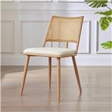 DINING CHAIR PP RATTAN OAK BEIGE