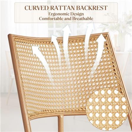 DINING CHAIR PP RATTAN OAK BEIGE