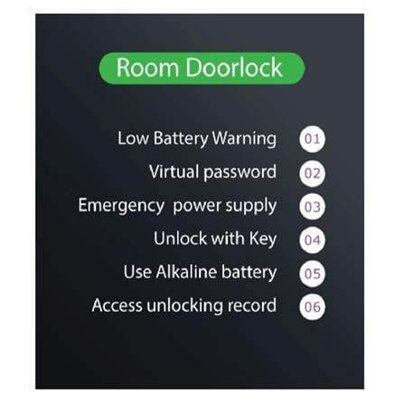 ZENSO ROOM SMART DOORLOCK ZDL048/093