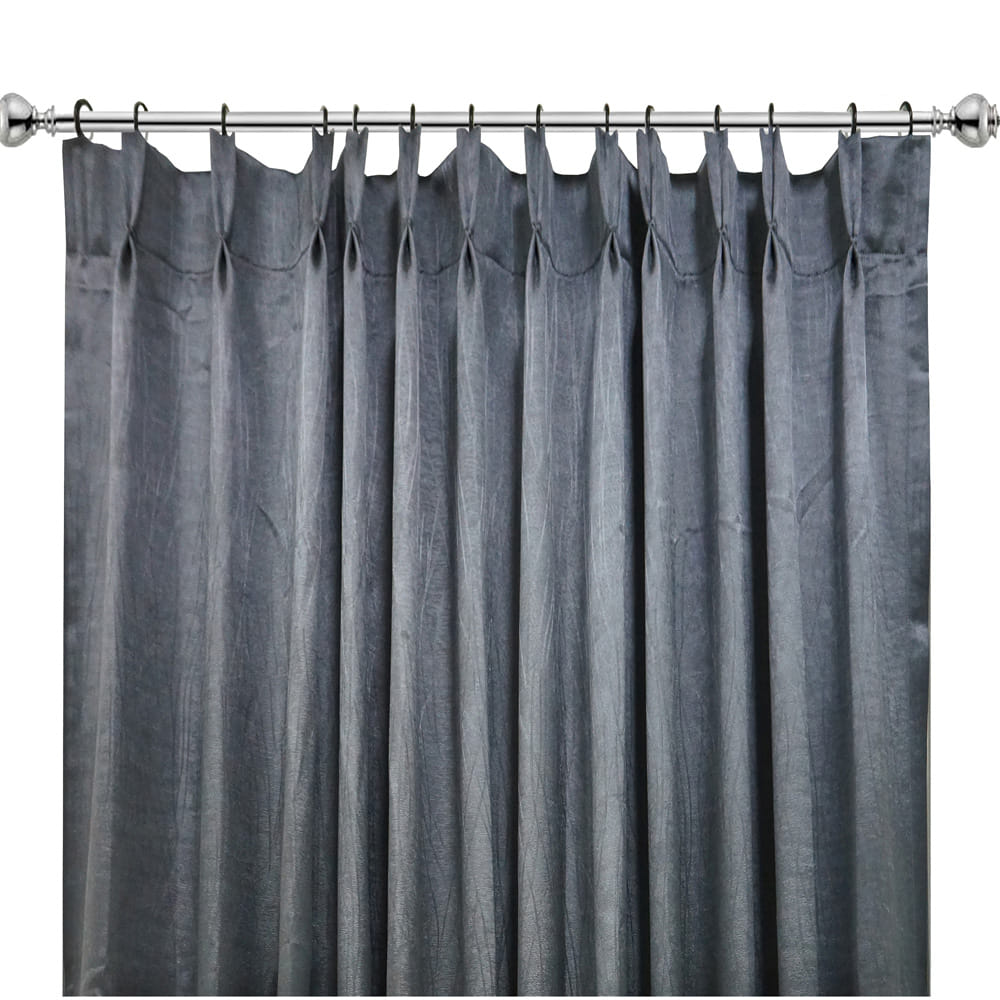 HLS CURTAIN FRENCH PLEAT LIANA UV 140X250CM GRAY