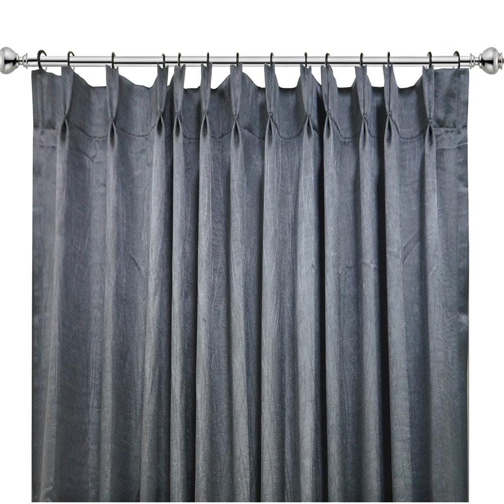 HLS CURTAIN FRENCH PLEAT LIANA UV 140X250CM GRAY