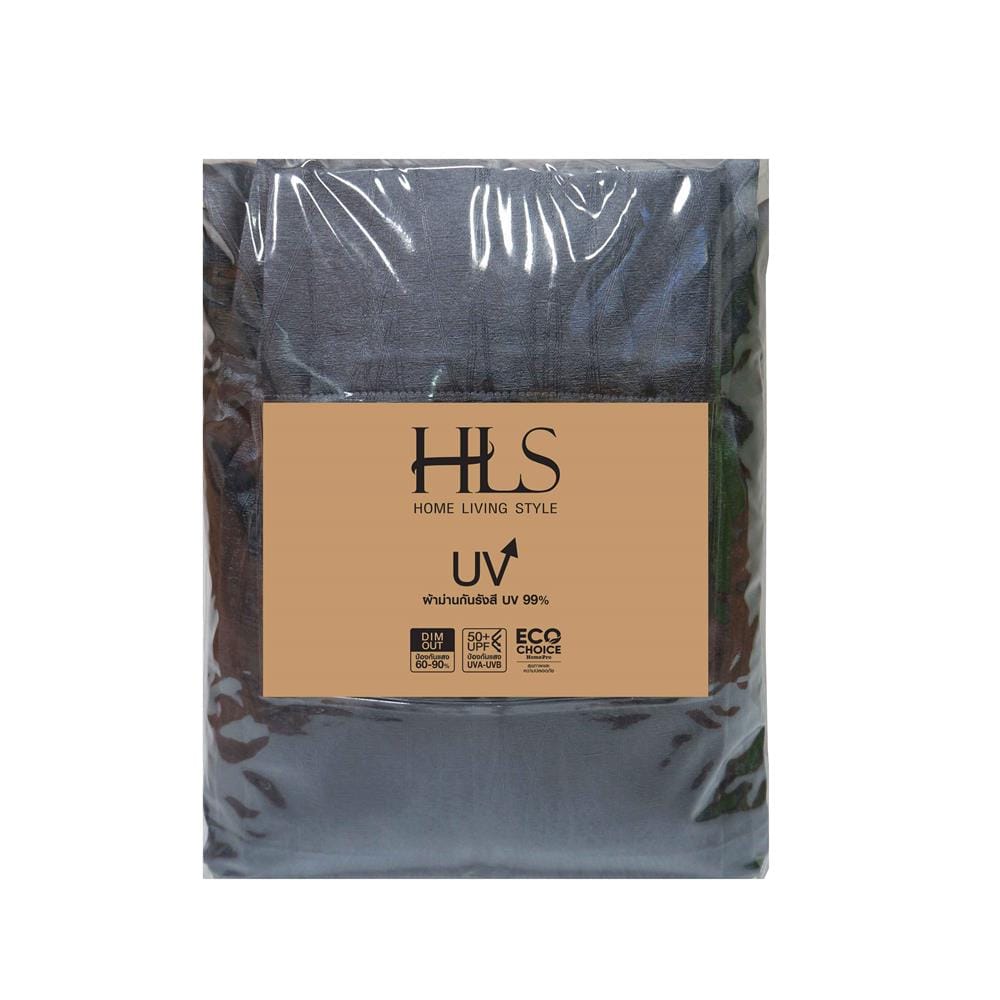 HLS CURTAIN FRENCH PLEAT LIANA UV 140X250CM GRAY