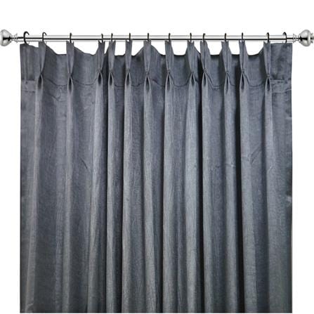HLS CURTAIN FRENCH PLEAT LIANA UV 140X280CM GRAY