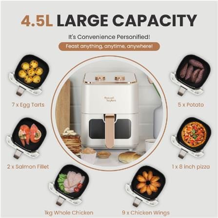 RUSSELL TAYLORS AIR FRYER Z3 CREAM 1200W 4.5L ANALOGUE