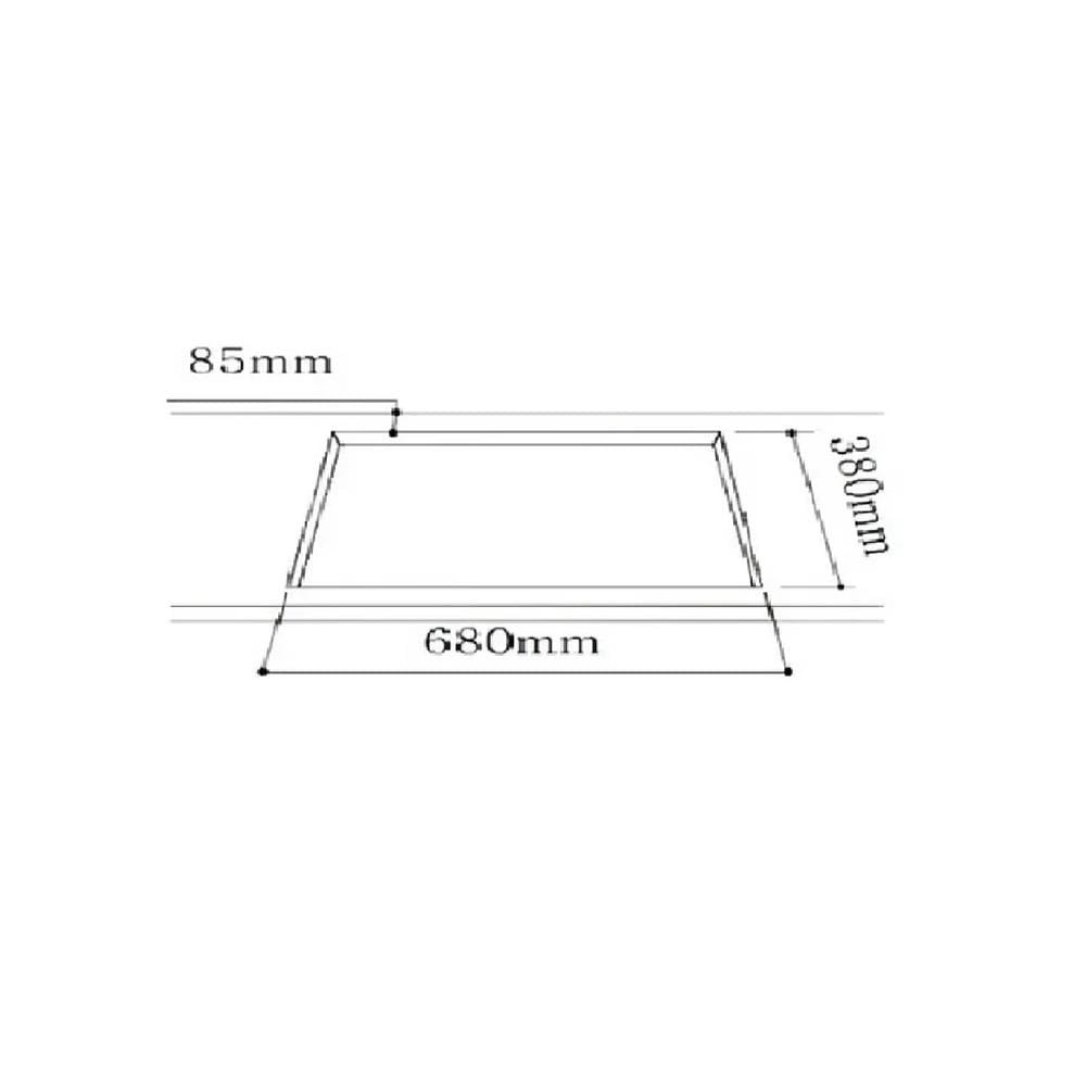 TEKA GAS HOB G 82 3G AI AL 3BURNERS 5KW+1kW 82CM