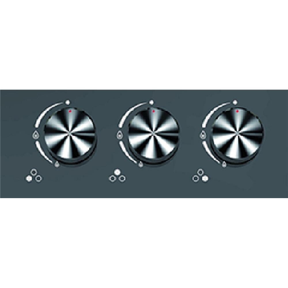 TEKA GAS HOB G 82 3G AI AL 3BURNERS 5KW+1kW 82CM