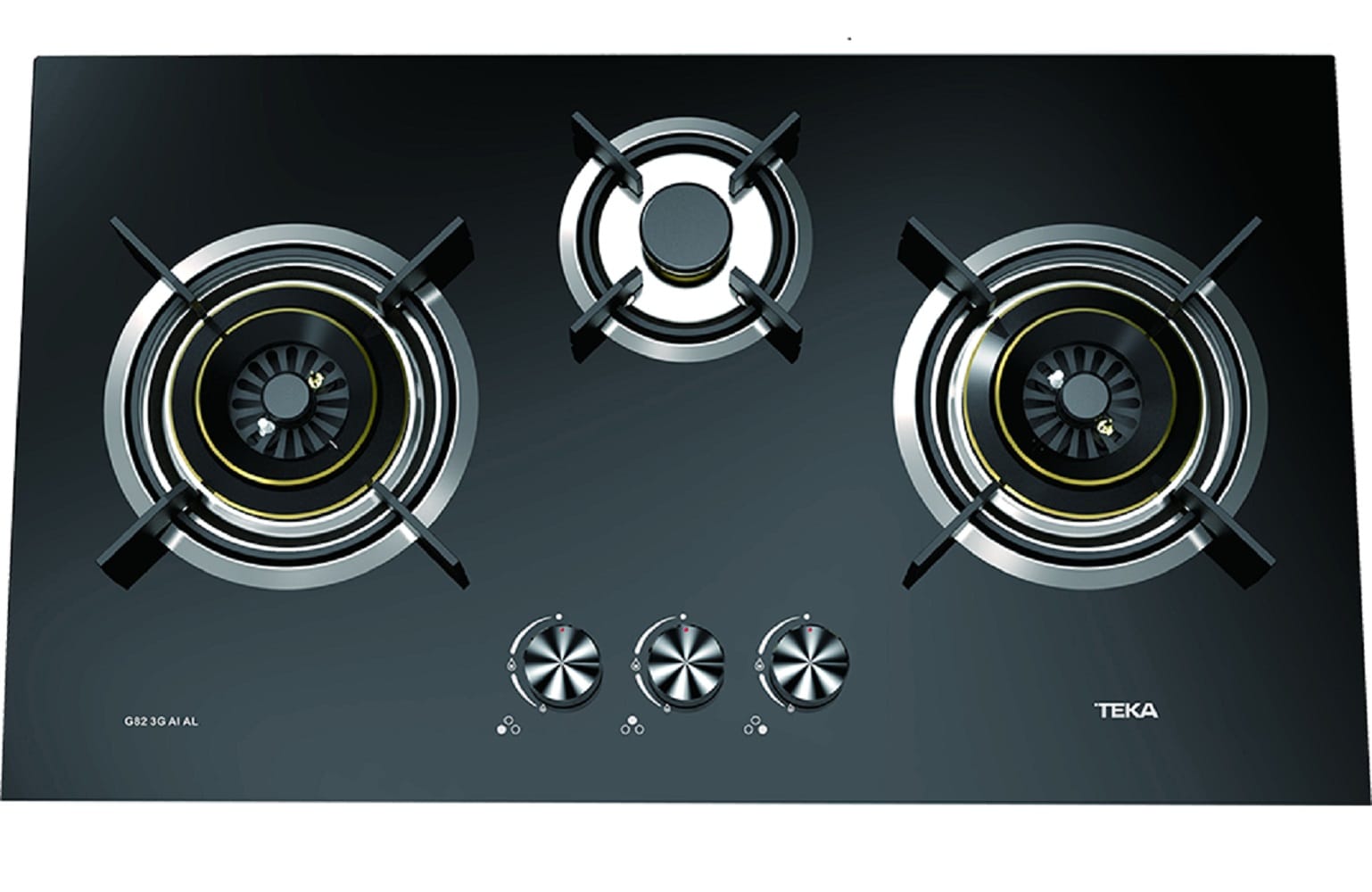 TEKA GAS HOB G 82 3G AI AL 3BURNERS 5KW+1kW 82CM