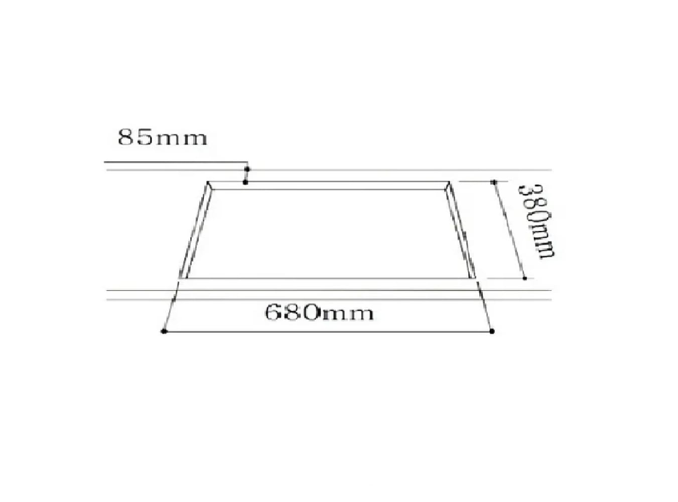TEKA GAS HOB G 82 3G AI AL 3BURNERS 5KW+1kW 82CM