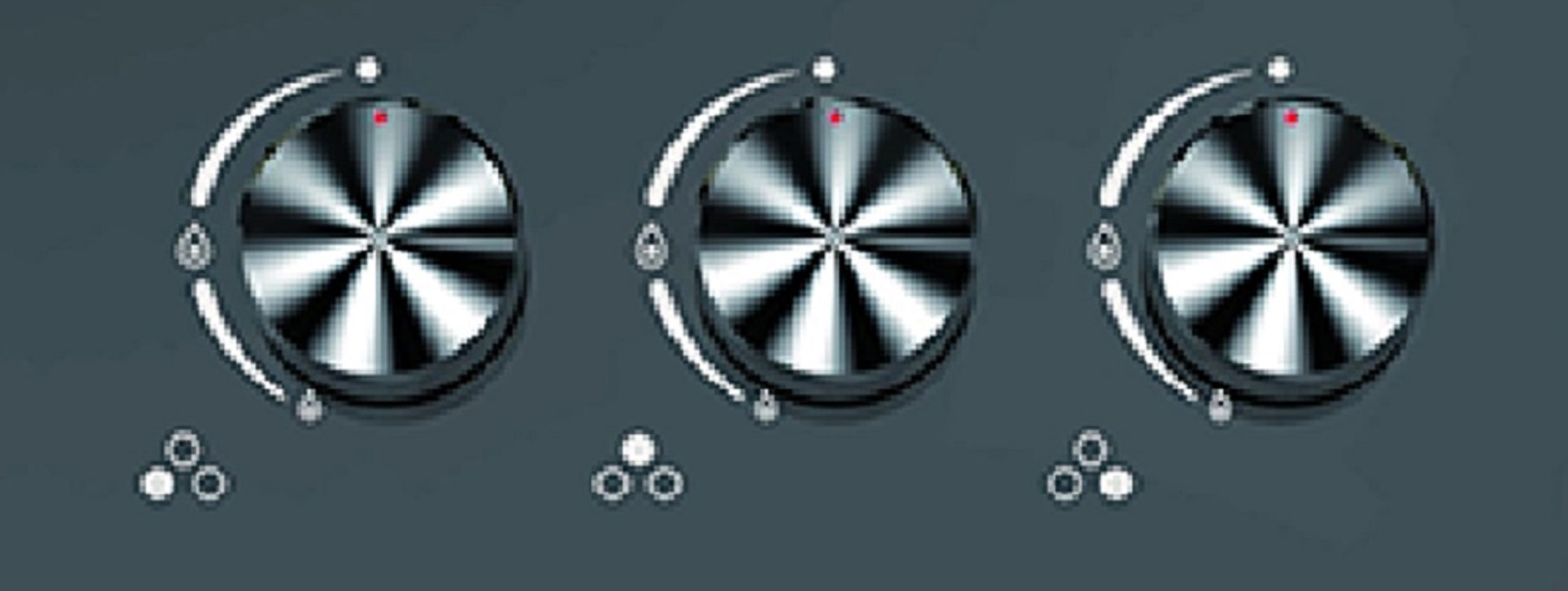 TEKA GAS HOB G 82 3G AI AL 3BURNERS 5KW+1kW 82CM