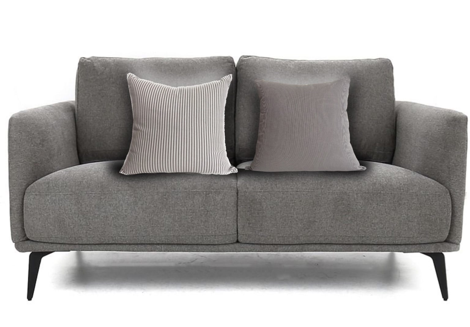 HLS CUSHION GRID 18X18 GRAY