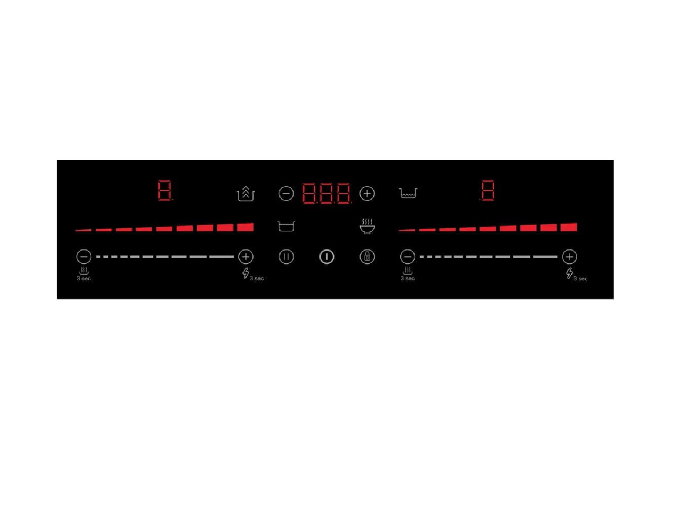 TEKA BUILT IN INDUCTION HOB IBC 7320D 2 COOKING ZONES 4.6KW 73CM