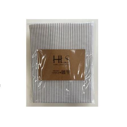 HLS SHEER CURTAIN HIDDEN TAP GRID 140X180CM GRAY
