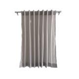HLS SHEER CURTAIN H.TAP GRID 140X250CM GRAY