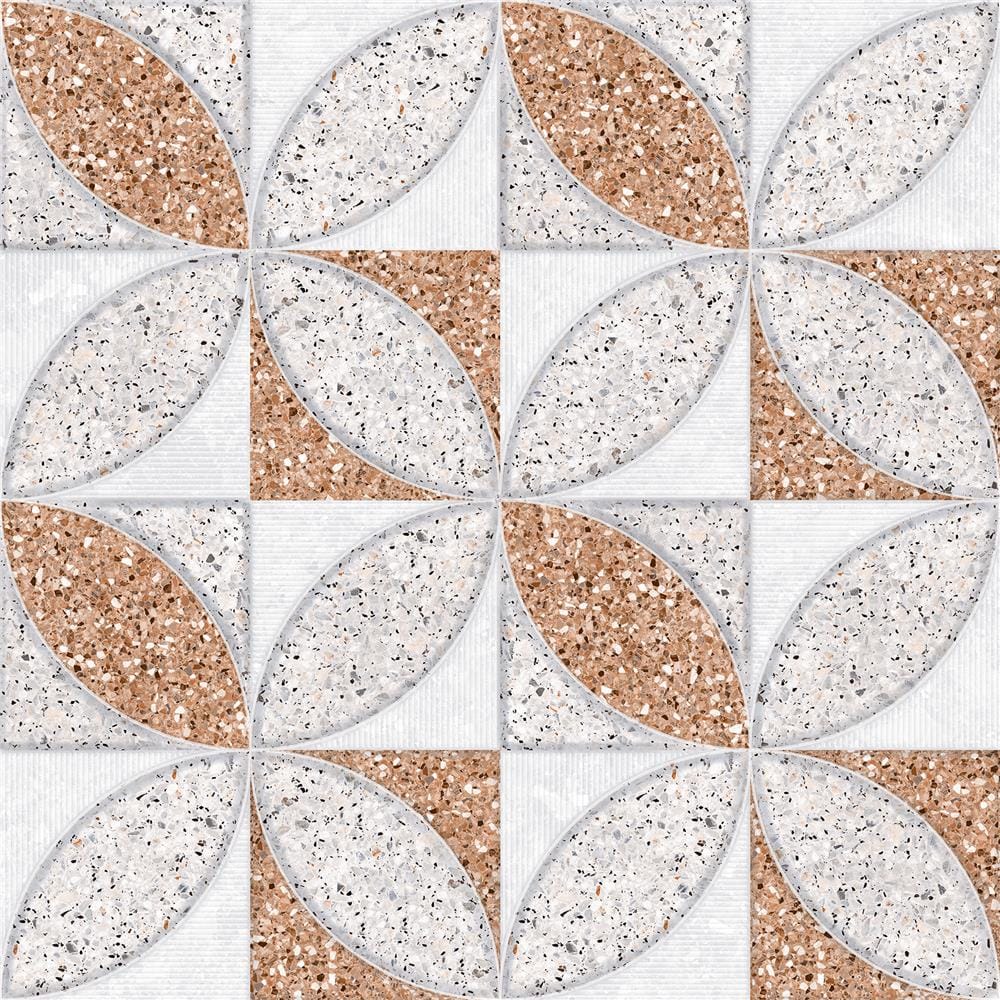 TARA FLOORTILE 40X40CM LUPE-BROWN 0.96M2