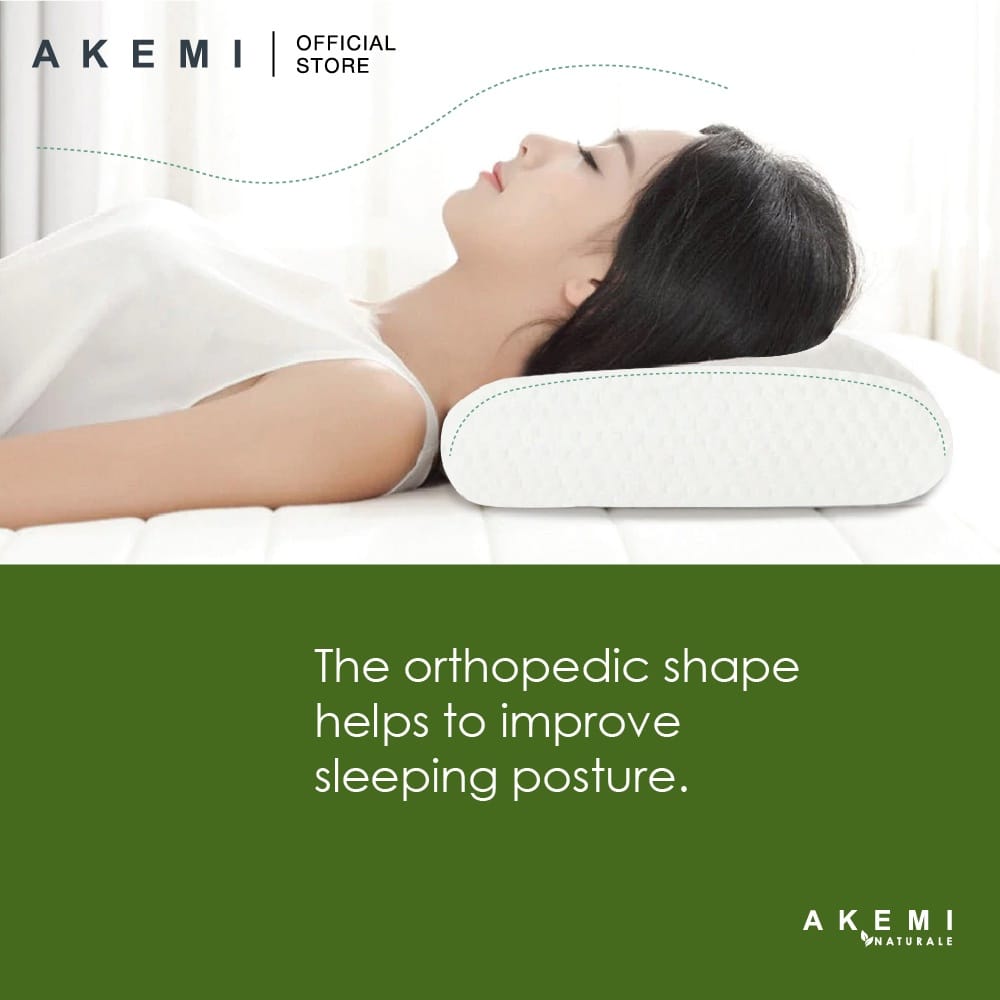 AKEMI NATURALE ORTHO VENTILATED LATEX PILLOW