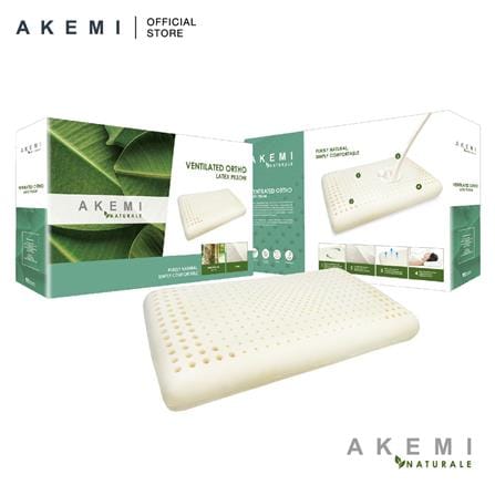 AKEMI NATURALE ORTHO VENTILATED LATEX PILLOW