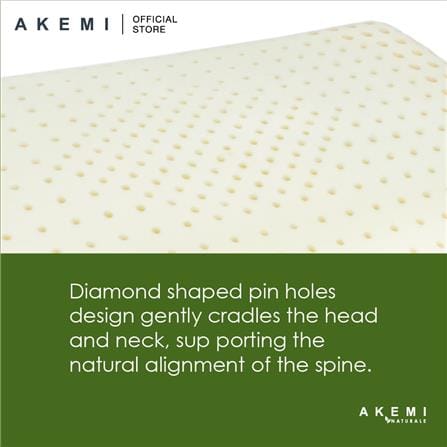 AKEMI NATURALE ORTHO VENTILATED LATEX PILLOW