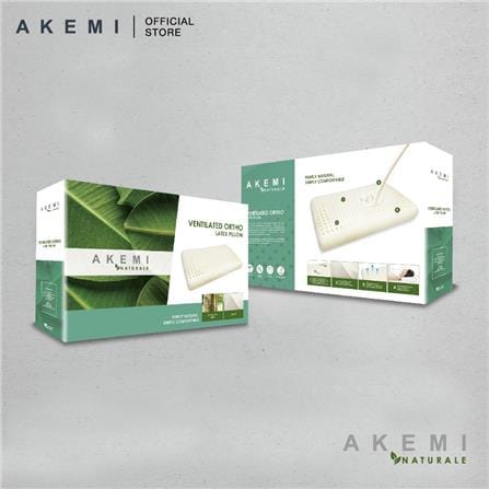 AKEMI NATURALE ORTHO VENTILATED LATEX PILLOW