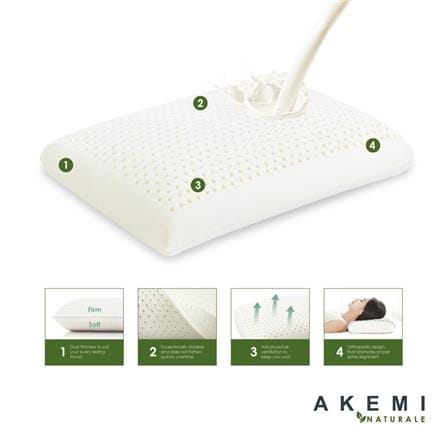 AKEMI NATURALE DUAL DENSITY LATEX PILLOW
