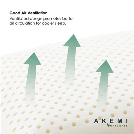 AKEMI NATURALE DUAL DENSITY LATEX PILLOW
