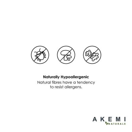 AKEMI NATURALE DUAL DENSITY LATEX PILLOW