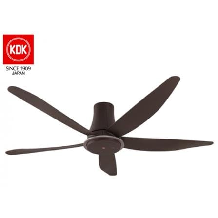 KDK CEILING FAN K15YX-QBR BROWN 5BLADES 60"
