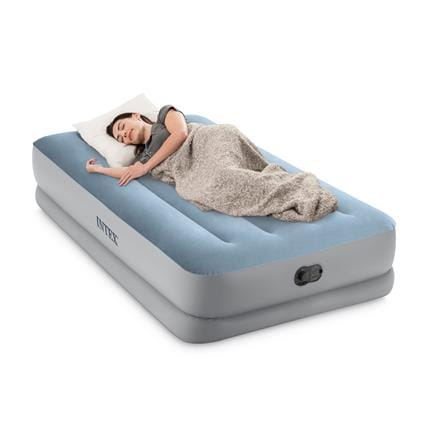 INTEX DURA-BEAM COMFORT AIRBED TWIN 64157 WITH FAST FILLING USB PUMP