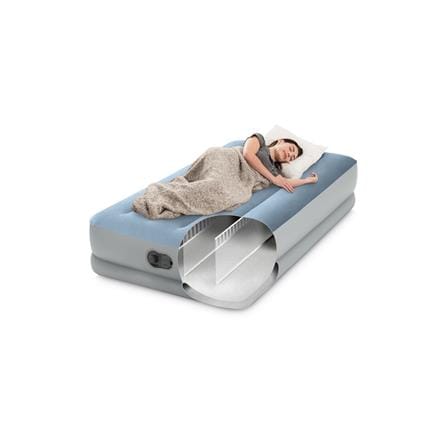 INTEX DURA-BEAM COMFORT AIRBED TWIN 64157 WITH FAST FILLING USB PUMP