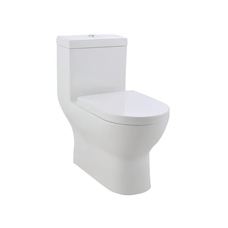 JOHNSON SUISSE ERIKA 1P TOILET SET WBSC950158WW (WBV9501) WHITE H74.50XW37XD71 CM