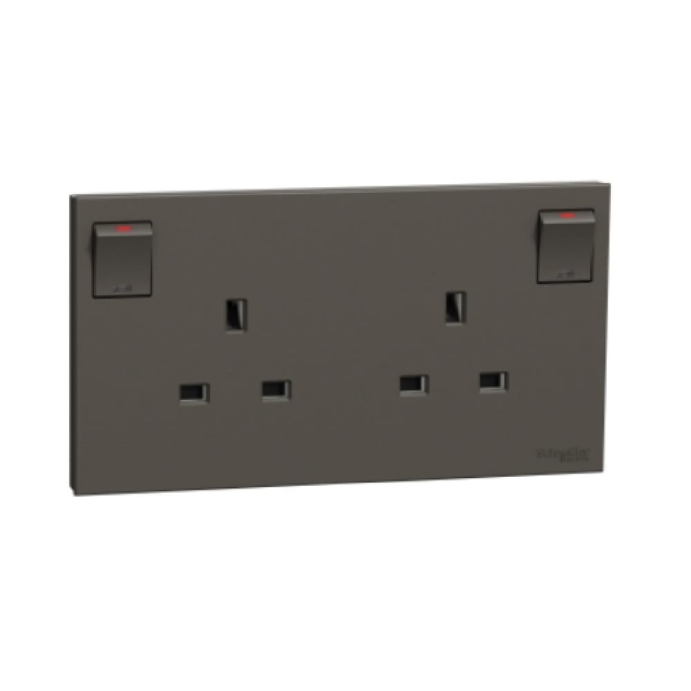 AVATARONC  13A 2 GANG SOCKET DG SCHNEIDER