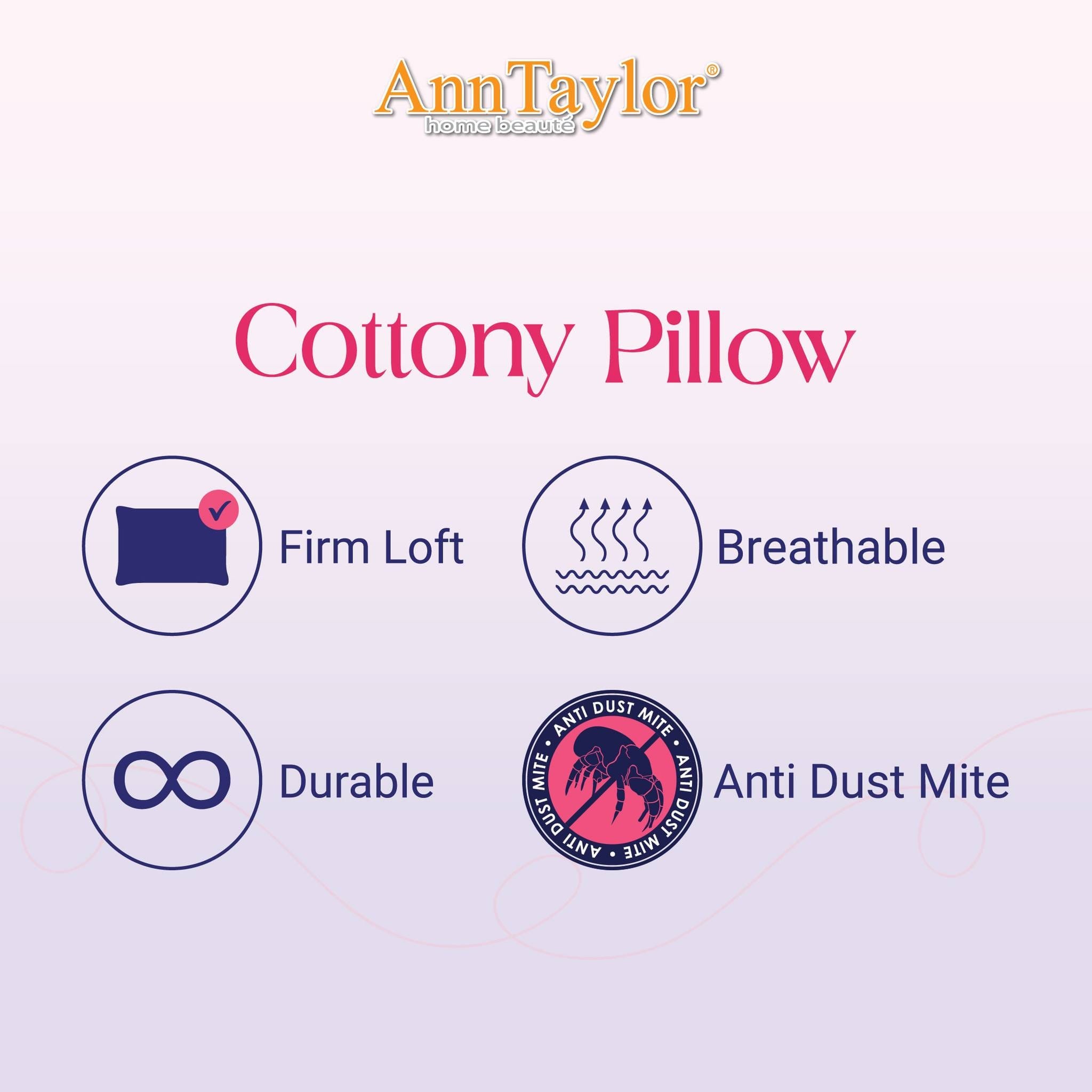ANN TAYLOR COTTONY PILLOW