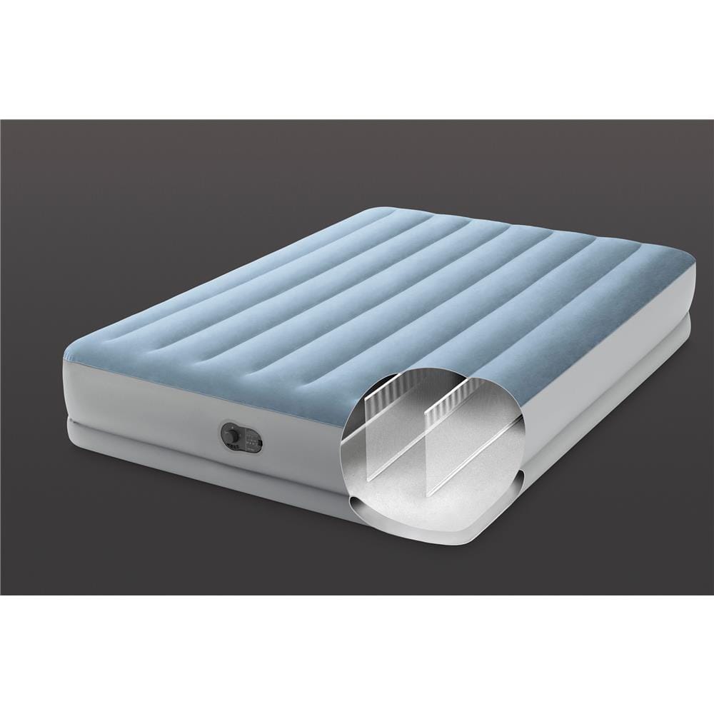INTEX DURA-BEAM COMFORT AIRBED QUEEN 64159 WITH FAST FILLING USB PUMP
