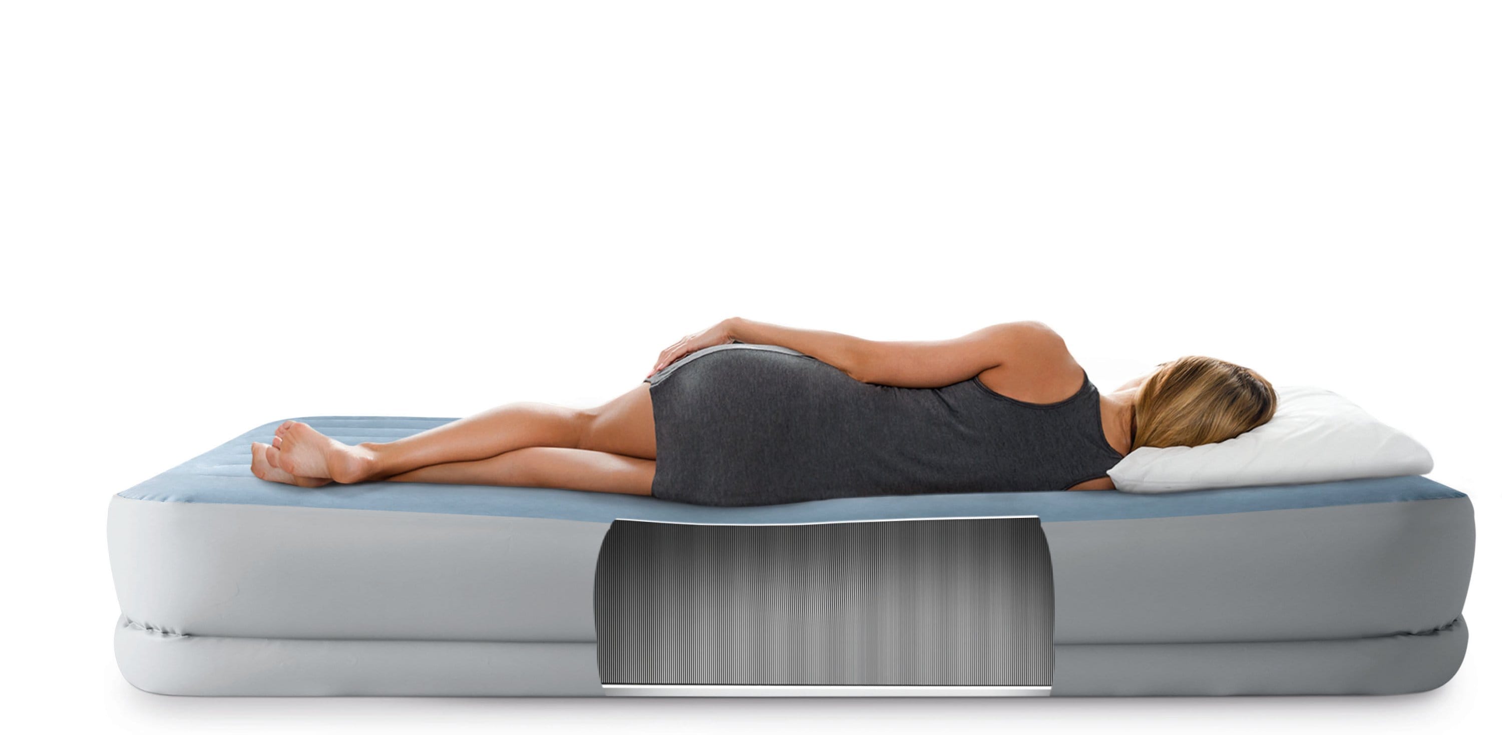 INTEX DURA-BEAM COMFORT AIRBED QUEEN 64159 WITH FAST FILLING USB PUMP