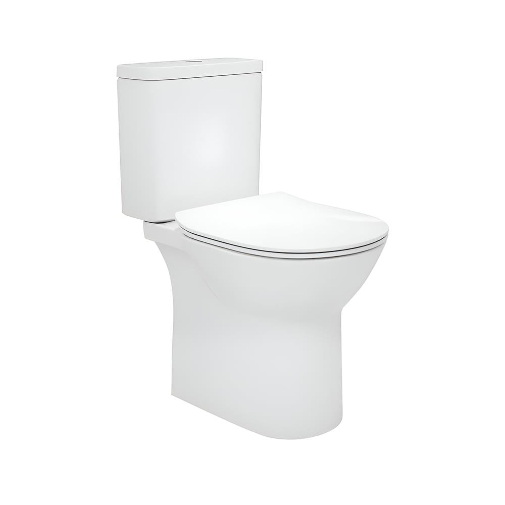 JOHNSON SUISSE SIENA 2P TOILET SET (RIMLESS) WBSESN101WW+WBTS800179WW WHITE