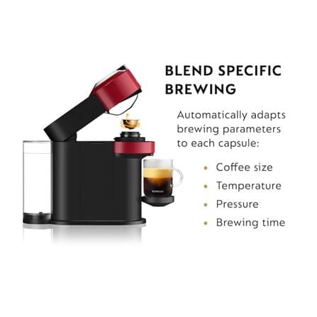 NESPRESSO COFFEE MACHINE VERTUO NEXT RED GCV1-GB-RE-NE 1500W 1.1L