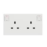 AVATARONC  13A 2 GANG SOCKET WE SCHNEIDER