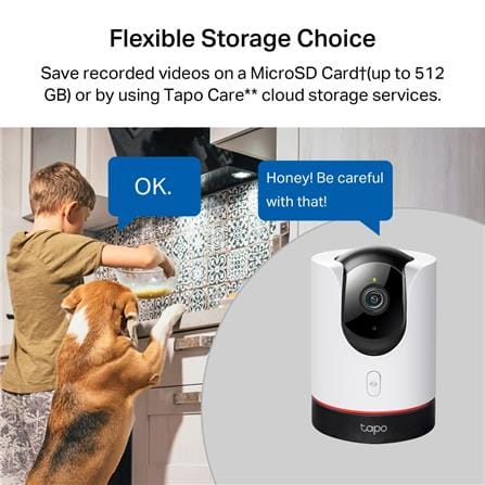 TP-LINK PAN AND TILT AI HOME SECURITY WI-FI CAMERA C225