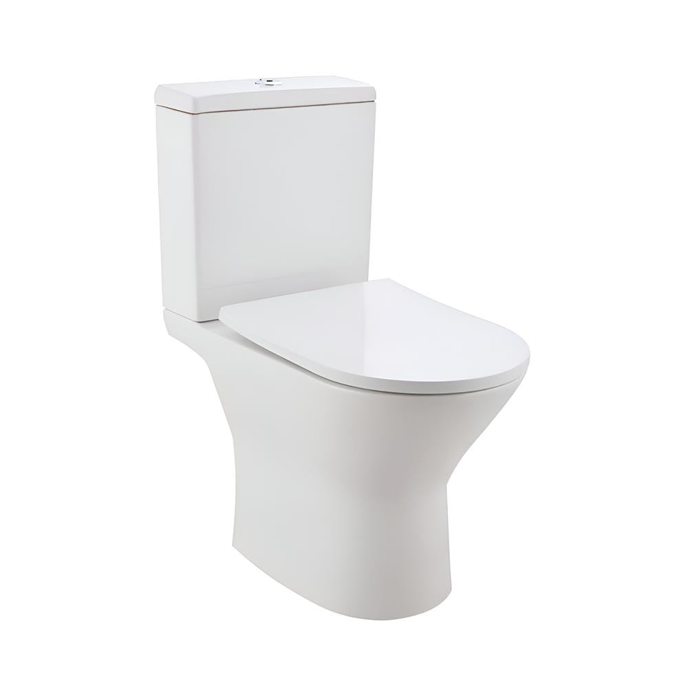 JOHNSON SUISSE TREVISO DUAL OUTLET 4.5/3L 2P TOILET (RIMLESS) WBSC950156WW WHITE