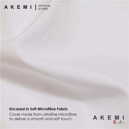 AKEMI KIDS PUREFRESH MICROFIL PILLOW 48X37X2CM WHITE