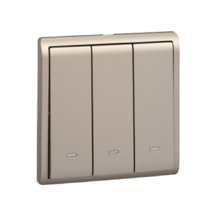 PIENO 3 GANG 2WAY SWITCH E8233L2F_WG_G11 SCHNEIDER